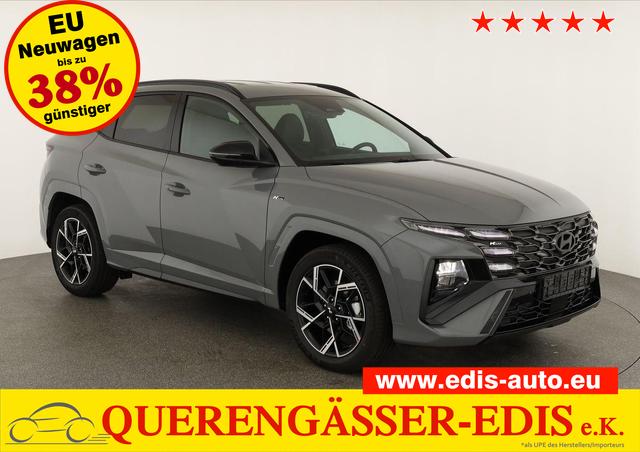 Hyundai TUCSON - 1.6 T-GDI DCT 4WD N-LINE, AHK, el. Klappe, Teilleder, Navi, Kamera, ACC