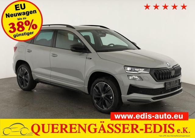 Skoda Karoq - Sportline 1.5 TSI DSG Sportline, Pano, AHK, Navi, CANTON, Matrix, AreaView, Side, Kamera, el. Klappe, FS-beheizbar, 5 J.-Garantie