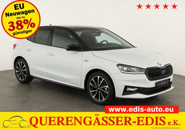 Skoda Fabia - Monte Carlo 1.5 TSI DSG Carlo, Ladeboden, LED, Kamera, App-Connect, 17-Zoll