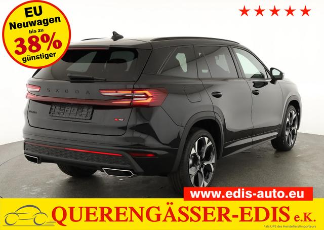 Skoda Kodiaq - 2.0 TSI 195 kW 4x4 RS DSG RS, AHK, Navi, Matrix, Canton, Side, FS-beheizbar, el. Klappe, Kamera, 20-Zoll, 5 J.-Garantie