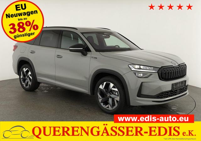 Skoda Kodiaq - 2.0 TSI 150 kW 4x4 Sportline DSG Sportline, Pano, AHK, Navi, Matrix, Canton, Side, FS-beheizbar, el. Klappe, Kamera, 19-Zoll, 5 J.-Garantie