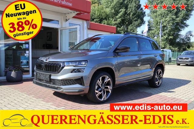 Skoda Karoq - 1.5TSI DSG "Sportline" *Matrix*Navi*Kessy+el.HK*AHK*LKH*FSH*SHZ v+h*