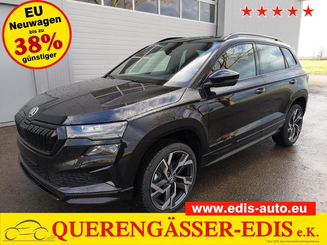 Skoda Karoq - Sportline 1.5TSI DSG AHK Matrix Pano Sound Leder 19 Zoll