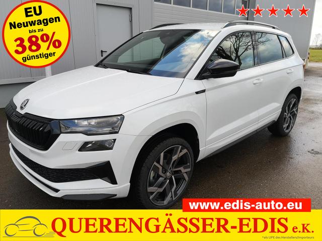 Skoda Karoq - Sportline 2.0TDI DSG 4x4 AHK Matrix Leder 19 Zoll