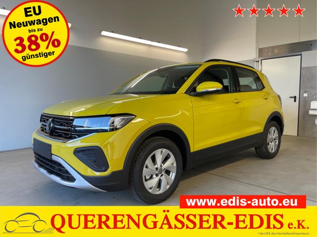 Volkswagen / T-Cross / Gelb / / / 95PS PDC vo+hi+Shz+App+Side+Travel