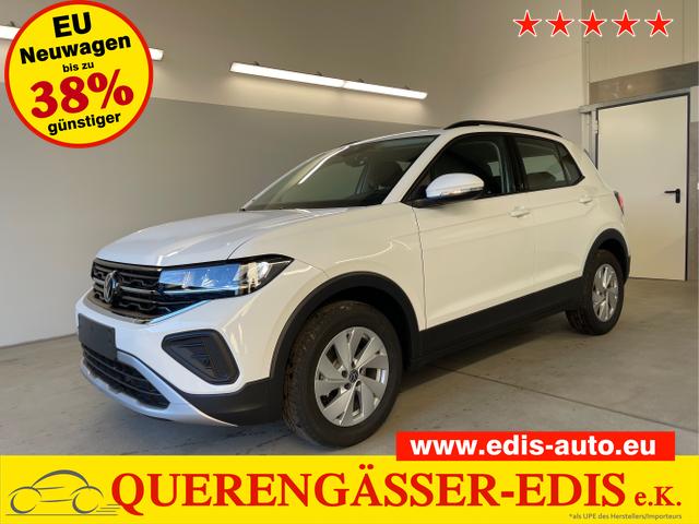Volkswagen / T-Cross / Wei&szlig; / / / 95PS PDC vo+hi+Shz+App+Side+Travel