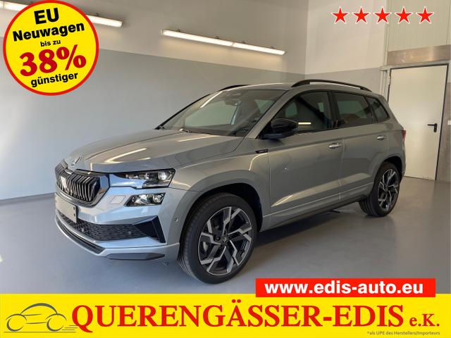 Skoda Karoq - Sportline TSI 4x4 360&deg;+19 Zoll+Navi+AHK+360&deg;+ACC+Frontscheibe beheizbar+Travel Assist