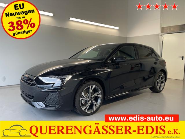 Audi A3 Sportback - S line TFSI quattro GV3+AHK+Alu18+Navi+Cam+eHeck+Sound+ACC+OptikSchwarz