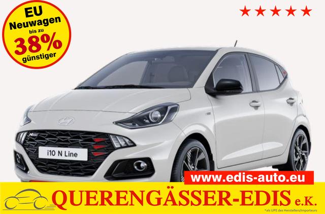Hyundai i10 - 1.0 T-GDI 90 PS 5MT N Line 5 Sitzer / Navi Sitz + Lenkradheizung Klimaautomatik Einparkhilfe H Kamera