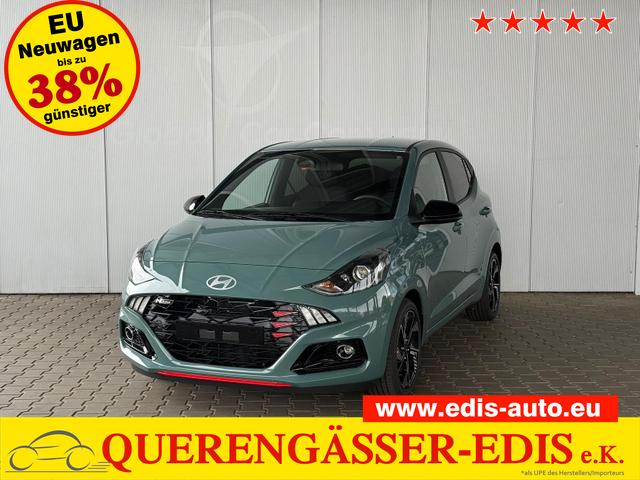 Hyundai i10 - 1.0 T-GDI 90 PS 5MT N Line 5 Sitzer / Navi Sitz + Lenkradheizung Klimaautomatik Einparkhilfe H Kamera