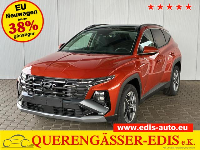 Hyundai TUCSON - E-Motion 1.6 T-GDI 2WD 48V DCT / Panoramadach ACC Sitz + Lenkradheizung LED Navi PDC V&H Kamera Alu 18"