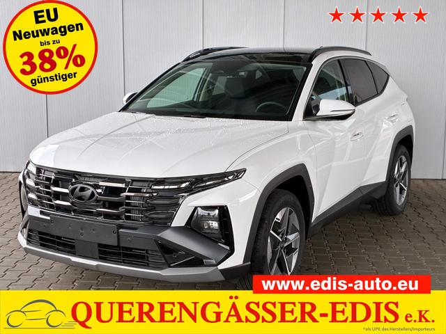 Hyundai TUCSON - E-Motion 1.6 T-GDI 2WD 48V DCT / Panoramadach ACC Sitz + Lenkradheizung LED Navi PDC V&H Kamera Alu 18"