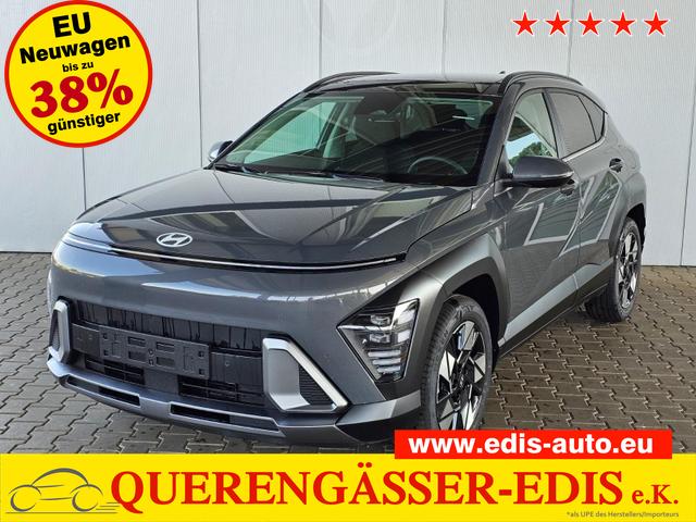 Hyundai KONA Premium 1.6 GDI 2WD HEV DCT / Pano - Schiebedach LED Sitz + Lenkradheizung ACC Alu 18" 