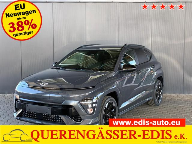 Hyundai KONA Elektro - N-Line 64,8 kWh / Bose ACC PDC V&H + Kamera Keyless Sitz Lenkradheiz. LED Alu 19"