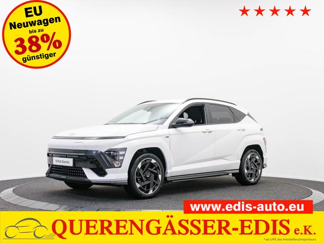 Hyundai KONA Elektro - N-Line 64,8 kWh / Bose ACC PDC V&H + Kamera Keyless Sitz Lenkradheiz. LED Alu 19"