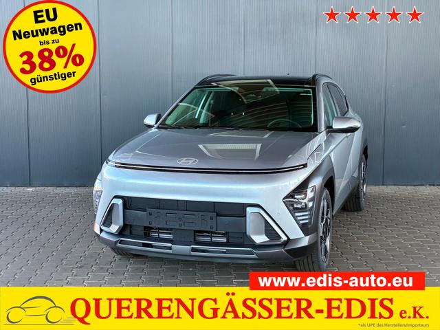 Hyundai KONA - Comfort Plus 1.6 T-GDI DCT 4WD / Navi ACC Keyless Sitz + Lenkradheiz. Schiebedach LED Alu 18"