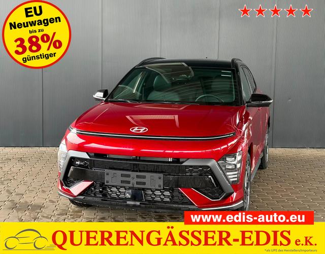 Hyundai KONA - N-Line 1.6 DCT 4WD / Bose ACC/ 360&deg; Kam./ Sitzh.& Bel&uuml;ftung Memory Heckklappe elektr./ LED Alu 18"