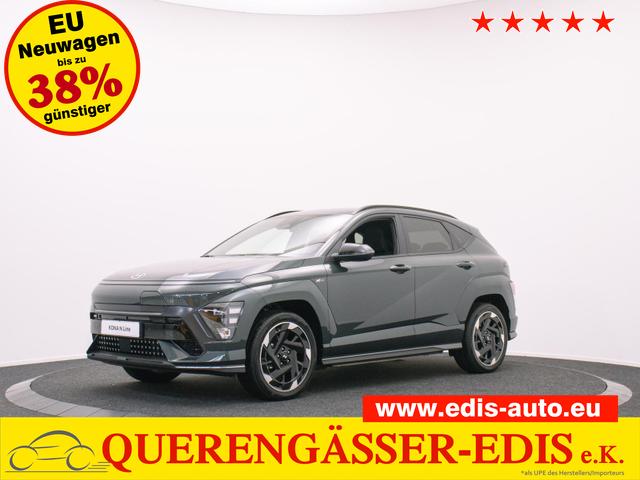 Hyundai KONA Elektro - N-Line 64,8 kWh / Bose ACC PDC V&H + Kamera Keyless Sitz Lenkradheiz. LED Alu 19"