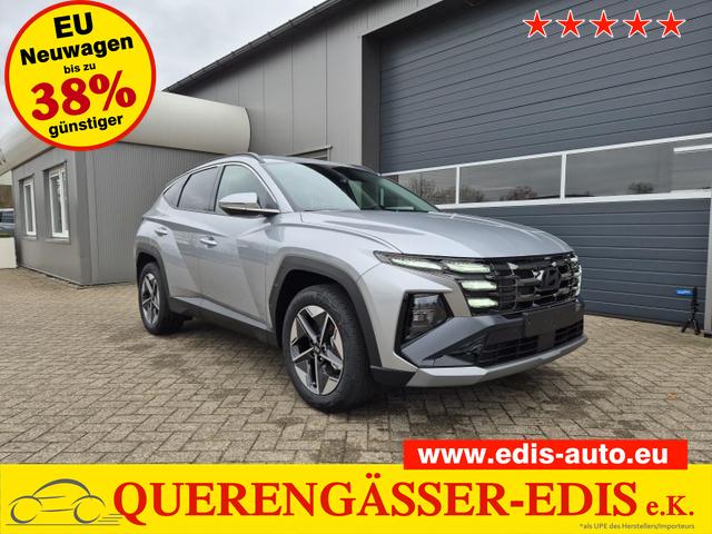 Hyundai TUCSON - Trend 1.6 T-GDI 160PS FACELIFT MY2025 elektr. Heckklappe Teil-Leder Sitzheizung v+h Lenkradheizung Klimaautomatik Navi Touchscreen DAB+ wireless Apple CarPlay + Android Auto PDC Rückf.-Kamera Matrix-LED-Scheinw.