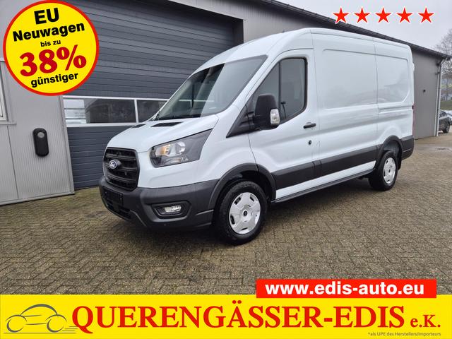 Ford Transit - L2H2 2.0 EcoBlue 130PS Trend 3,5t 3-Sitzer AHK Sitzheizung Lenkradheizung Frontscheibe beheizb. Klimaautomatik Bluetooth DAB Apple CarPlay Android Auto PDC v+h Rückf.Kamera Tempomat