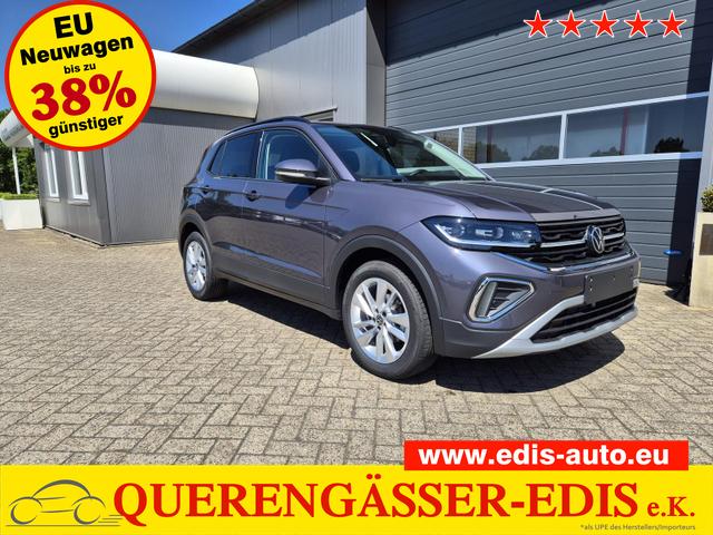 Volkswagen T-Cross - 1.0 TSI 116PS DSG Life LED-Matrix-Scheinwerfer Klimaautomatik Sitzheizung PDC Rückf.Kamera 17-LM abged.Scheiben 2xKeyless DAB+ Bluetooth Touchscreen Apple CarPlay Android Auto