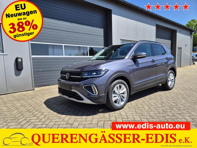 Volkswagen T-Cross - 1.0 TSI 116PS DSG Life LED-Matrix-Scheinwerfer Klimaautomatik Sitzheizung PDC Rückf.Kamera 17-LM abged.Scheiben 2xKeyless DAB+ Bluetooth Touchscreen Apple CarPlay Android Auto