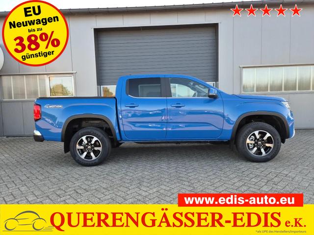 Volkswagen Amarok - Style DoKa 3.0 TDI 240PS 4x4 Automatik Laderaumabdeckung Navi Lenkradheizung Frontscheibe beheizb. Sitzheizung AHK Rückf.Kamera ACC Klimaautomatik PDC v+h Apple Carplay Android Auto 2xKeyless 18"LM