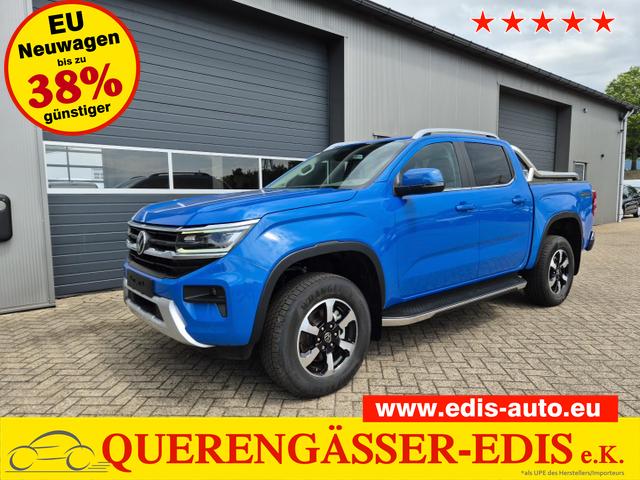 Volkswagen Amarok - Style DoKa 3.0 TDI 240PS 4x4 Automatik Trittbrett Chrompaket Navi Lenkradheizung Frontscheibe beheizb. Sitzheizung AHK Rückf.Kamera ACC Klimaautomatik PDC v+h Apple Carplay Android Auto 2xKeyless 18"LM