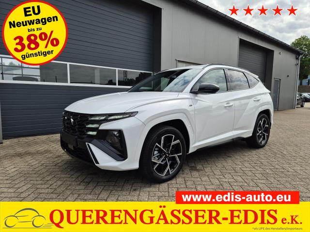 Hyundai TUCSON - N-Line 1.6 T-GDI 252PS Automatik PHEV FACELIFT MY2025 Teil-Leder Sitzheizung Lenkradheizung ACC Klimaautomatik Navi 12,3"-Touchscreen DAB+ wireless Apple CarPlay + Android Auto PDC v+h Rückf.Kamera 2xKeyless 19-LM