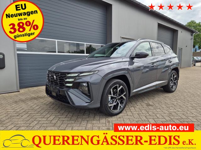 Hyundai TUCSON - N-Line 1.6 T-GDI 252PS Automatik PHEV FACELIFT MY2025 Teil-Leder Sitzheizung Lenkradheizung ACC Klimaautomatik Navi 12,3"-Touchscreen DAB+ wireless Apple CarPlay + Android Auto PDC v+h Rückf.Kamera 2xKeyless 19-LM