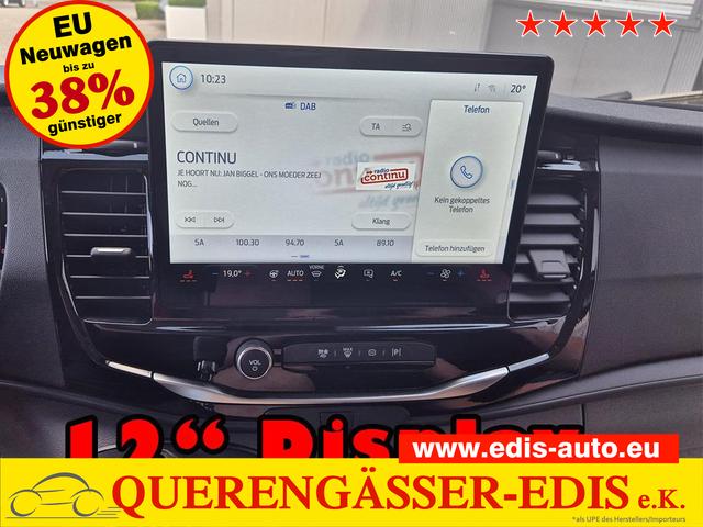 Ford Transit - L2H2 2.0 EcoBlue 130PS Trend 3,5t 2-Sitzer AHK Sitzheizung Lenkradheizung Frontscheibe beheizb. Klimaautomatik PDC v+h Rückf.Kamera Bluetooth DAB Apple CarPlay Android Auto Tempomat Ganzj.Reifen
