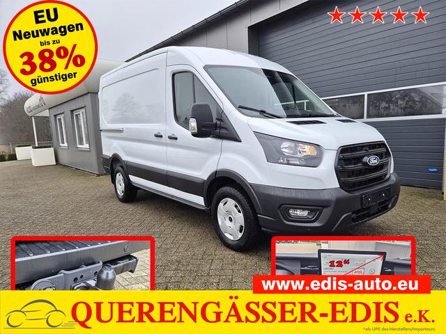 Ford Transit - L2H2 2.0 EcoBlue 130PS Trend 3,5t 2-Sitzer AHK Sitzheizung Lenkradheizung Frontscheibe beheizb. Klimaautomatik PDC v+h Rückf.Kamera Bluetooth DAB Apple CarPlay Android Auto Tempomat Ganzj.Reifen