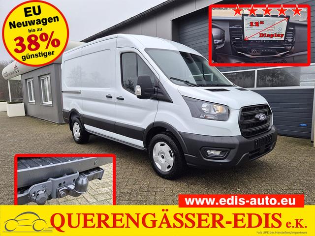 Ford Transit - L2H2 2.0 EcoBlue 130PS Trend 3,5t 3-Sitzer AHK Sitzheizung Lenkradheizung Frontscheibe beheizb. Klimaautomatik Bluetooth DAB Apple CarPlay Android Auto PDC v+h Rückf.Kamera Tempomat