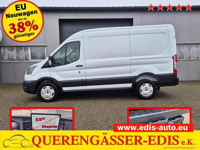 Ford Transit - L2H2 2.0 EcoBlue 130PS Trend 3,5t 3-Sitzer AHK Sitzheizung Lenkradheizung Frontscheibe beheizb. Klimaautomatik Bluetooth DAB Apple CarPlay Android Auto PDC v+h Rückf.Kamera Tempomat