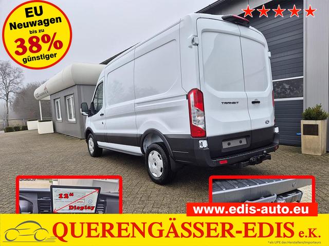 Ford Transit - L2H2 2.0 EcoBlue 130PS Trend 3,5t 3-Sitzer AHK Sitzheizung Lenkradheizung Frontscheibe beheizb. Klimaautomatik Bluetooth DAB Apple CarPlay Android Auto PDC v+h Rückf.Kamera Tempomat