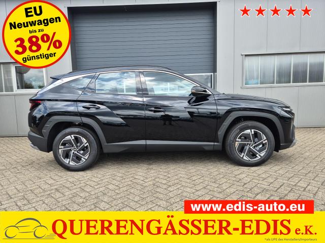 Hyundai TUCSON - 1.6 T-GDI 160PS Sitzheizung Lenkradheizung Klimaautomatik Navi 12,3"-Touchscreen DAB+ wireless Apple CarPlay + Android Auto PDC v+h Rückf.Kamera 2xKeyless 17-LM