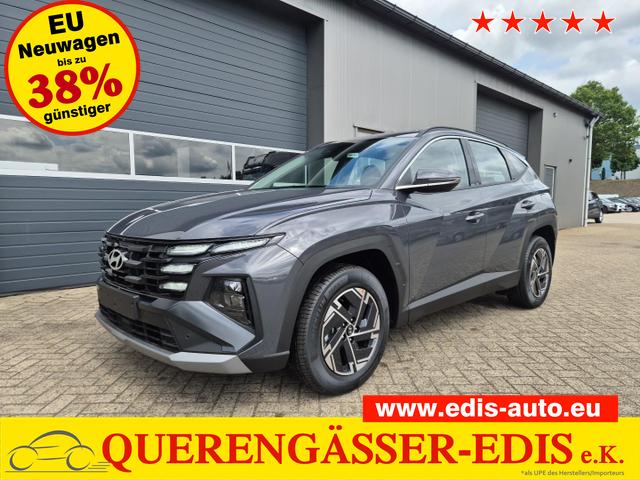 Hyundai TUCSON - 1.6 T-GDI 160PS Sitzheizung Lenkradheizung Klimaautomatik Navi 12,3"-Touchscreen DAB+ wireless Apple CarPlay + Android Auto PDC v+h Rückf.Kamera 2xKeyless 17-LM