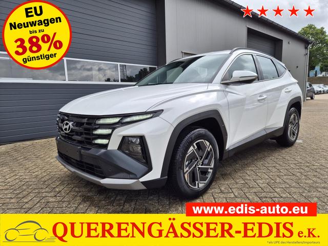 Hyundai TUCSON - 1.6 T-GDI 160PS Sitzheizung Lenkradheizung Klimaautomatik Navi 12,3"-Touchscreen DAB+ wireless Apple CarPlay + Android Auto PDC v+h Rückf.Kamera 2xKeyless 17-LM