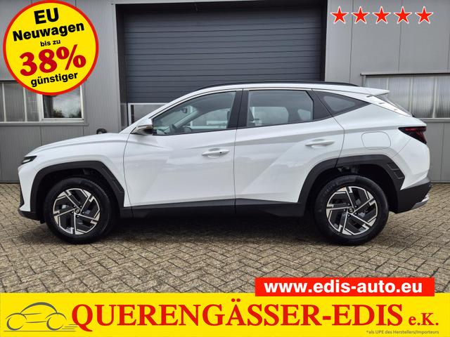 Hyundai TUCSON - 1.6 T-GDI 160PS Sitzheizung Lenkradheizung Klimaautomatik Navi 12,3"-Touchscreen DAB+ wireless Apple CarPlay + Android Auto PDC v+h Rückf.Kamera 2xKeyless 17-LM