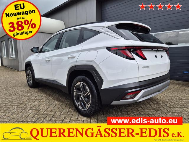 Hyundai TUCSON - 1.6 T-GDI 160PS Sitzheizung Lenkradheizung Klimaautomatik Navi 12,3"-Touchscreen DAB+ wireless Apple CarPlay + Android Auto PDC v+h Rückf.Kamera 2xKeyless 17-LM
