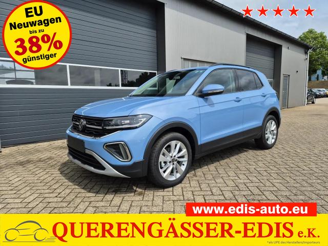 Volkswagen T-Cross - 1.0 TSI 116PS DSG Life LED-Matrix-Scheinwerfer Klimaautomatik Sitzheizung PDC Rückf.Kamera 17-LM abged.Scheiben 2xKeyless DAB+ Bluetooth Touchscreen Apple CarPlay Android Auto
