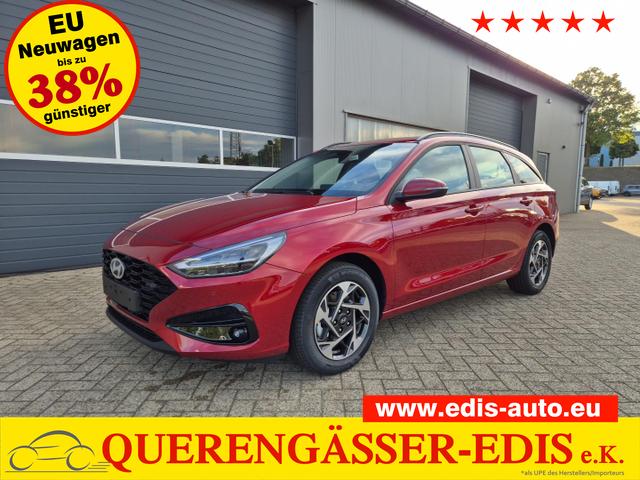 Hyundai i30 Kombi - 1.5 T-GDI 95PS Klimaautomatik Sitzheizung Lenkradheizung Tempomat Navi Apple CarPlay + Android Auto PDC v+h Rückf.Kamera 16-LM