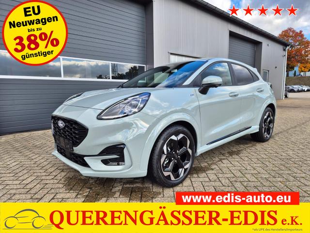 Ford Puma - ST-Line X 1.0 EcoBoost Hybrid 125PS Automatik NEUES MODELL 360&deg;Kamera AbstandsTempomat el.Heckklappe Premium Leder (Sensico) B+O-Sound Klimaautomatik Sitzheizung Lenkradheizung Frontscheibe beheizb. Ford-Navi SYNC4 Bluetooth Apple CarPlay Android A