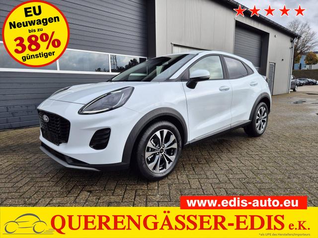 Ford Puma - Titanium 1.0 EcoBoost Hybrid 125PS Automatik Klimaautomatik Sitzheizung Lenkradheizung Frontscheibe beheizb. LED-Scheinwerfer Ford-Navi SYNC4 Bluetooth Apple CarPlay Android Auto PDC 17-LM