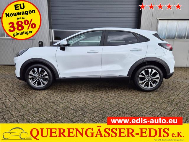 Ford Puma - Titanium 1.0 EcoBoost Hybrid 125PS Automatik Klimaautomatik Sitzheizung Lenkradheizung Frontscheibe beheizb. LED-Scheinwerfer Ford-Navi SYNC4 Bluetooth Apple CarPlay Android Auto PDC 17-LM