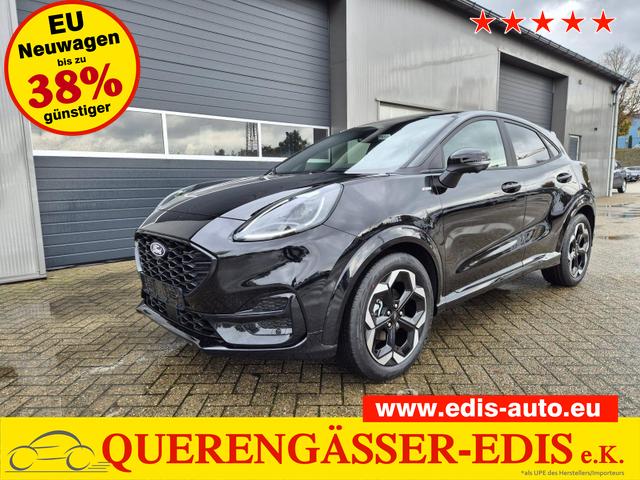 Ford Puma - ST-Line X 1.0 EcoBoost Hybrid 125PS Automatik NEUES MODELL 360&deg;Kamera AbstandsTempomat el.Heckklappe Premium Leder (Sensico) B+O-Sound Klimaautomatik Sitzheizung Lenkradheizung Frontscheibe beheizb. Ford-Navi SYNC4 Bluetooth Apple CarPlay Android A