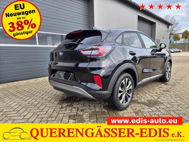 Ford Puma - Titanium 1.0 EcoBoost Hybrid 125PS Automatik Klimaautomatik Sitzheizung Lenkradheizung Frontscheibe beheizb. LED-Scheinwerfer Ford-Navi SYNC4 Bluetooth Apple CarPlay Android Auto PDC 17-LM
