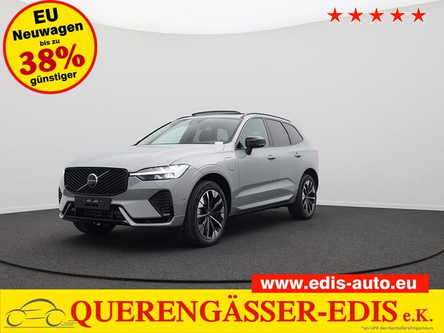 Volvo XC60 - T6 Ultra AWD PHEV 350PS Automatik AHK elektr. PanoDach Nappaleder 360°Kamera PDC v+h ACC el.Heckklappe Harma/Kadon-Sound Klimaautomatik Standheizung Sitzheizung Lenkradheizung Frontscheibe beheizb. Navi Apple CarPlay Android Auto 20-LM