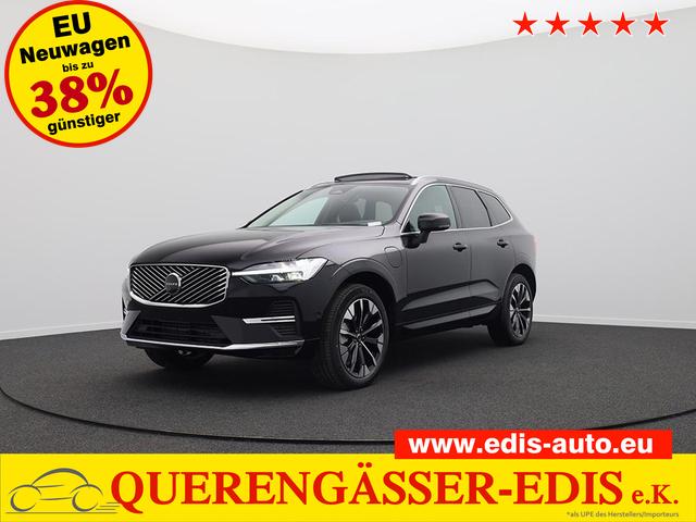 Volvo XC60 - T6 Ultra AWD PHEV 350PS Automatik elektr. PanoDach Nappaleder 360°Kamera PDC v+h ACC el.Heckklappe Harma/Kadon-Sound Klimaautomatik Standheizung Sitzheizung Lenkradheizung Frontscheibe beheizb. Navi Apple CarPlay Android Auto 20-LM