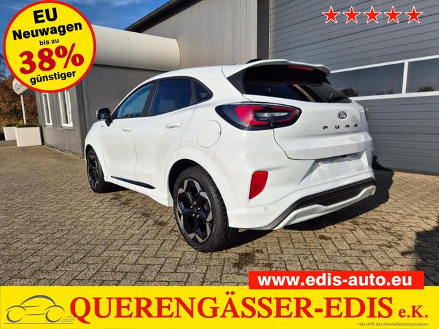 Ford Puma - ST-Line X 1.0 EcoBoost Hybrid 125PS Automatik NEUES MODELL 360&deg;Kamera AbstandsTempomat el.Heckklappe Premium Leder (Sensico) B+O-Sound Klimaautomatik Sitzheizung Lenkradheizung Frontscheibe beheizb. Ford-Navi SYNC4 Bluetooth Apple CarPlay Android A